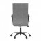 AUTRONIC KA-V306 GREY Kancelářská židle, šedá ekokůže, houpací mech, kolečka pro tvrdé podlahy, černý kov