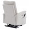 AUTRONIC TV-929 CRM2 Relaxační masážní křeslo s výhřevem,  8bodová vibrační masáž, zvedací systém, USB, krémová látka