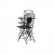 AUTRONIC US1200 SET Zahradní set, stůl + 2 židle, s keramickou mozaikou, kovová konstrukce, černý matný lak.