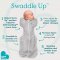 Love To Dream Swaddle UP Zavinovačka veľ. XS modrozelen/vesmír, FÁZA1, 0,2 TOG Bamboo Lite