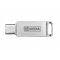 128GB USB Flash 3.2 MyDual stříbrný, USB-C/USB-A, MyMedia