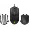 Sandberg FlexCover 6D Gamer Mouse, herní myš, 12800dpi, LED podsvícení, černá