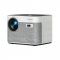 YABER U11, přenosný projektor 1080P, 450 ANSI lumenů, bílá/šedá