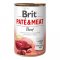 BRIT PATE &amp; MEAT FOOD WITH BEEF FOR DOGS 400G