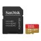 SANDISK SDSQXAV-256G-GN6MA EXTREME MICROSDXC 256GB + SD ADAPTER 190 MB/S 130 MB/S READ WRITE A2 C10