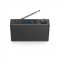 HAMA 54242 DIGITALNE RADIO DR7USB, FM/DAB/DAB+/BATERIOVE NAPAJANIE, CIERNE