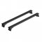 NORDRIVE SILENZIO BLACK IN-RAIL, COMPLETE SET ALUMINIUM ROOF BARS - M - EVOS IA