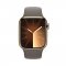 APPLE WATCH SERIES 9 GPS + CELLULAR 41MM GOLD STAINLESS STEEL CASE WITH CLAY SPORTBAND-M/L,MRJ63QC/A