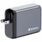 VERBATIM CESTOVNY ADAPTER GNC-100, GAN ZASTRCKA, 2XUSB-C PD 100W, 1XUSB-C PD 65W, 1XUSB-A QC 3.0