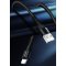 COLORWAY KABEL USB APPLE LIGHTNING (NYLON) 2.4A 1M, BLACK (CW-CBUL045-BK)