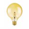 OSRAM VINTAGE 1906 LED CL GLOBE125 FIL GOLD 55 NON-DIM 7W/825 E27