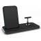 ZENS STAND+DOCK ALUMINIUM WIRELESS CHARGER - BLACK ZEDC06B