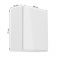 KONDELA Horná skrinka, biela/biely extra vysoký lesk, pravá, AURORA G601F