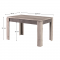 KONDELA Jedálenský rozkladací stôl, gaštan nairobi/onyx, 130-175x80 cm, JESI