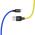 COLORWAY KABEL USB TYPE-C, NATIONAL, 2.4A 1M, MODRO-ZLTY (CW-CBUC052-BLY)